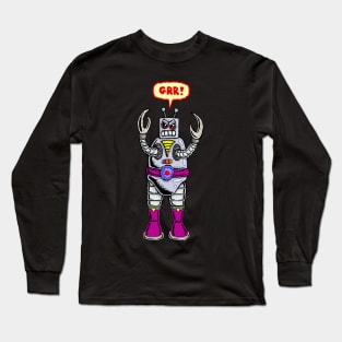 Angry Robot Long Sleeve T-Shirt